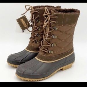 NWT khombu annabel insulated duck boots waterproof